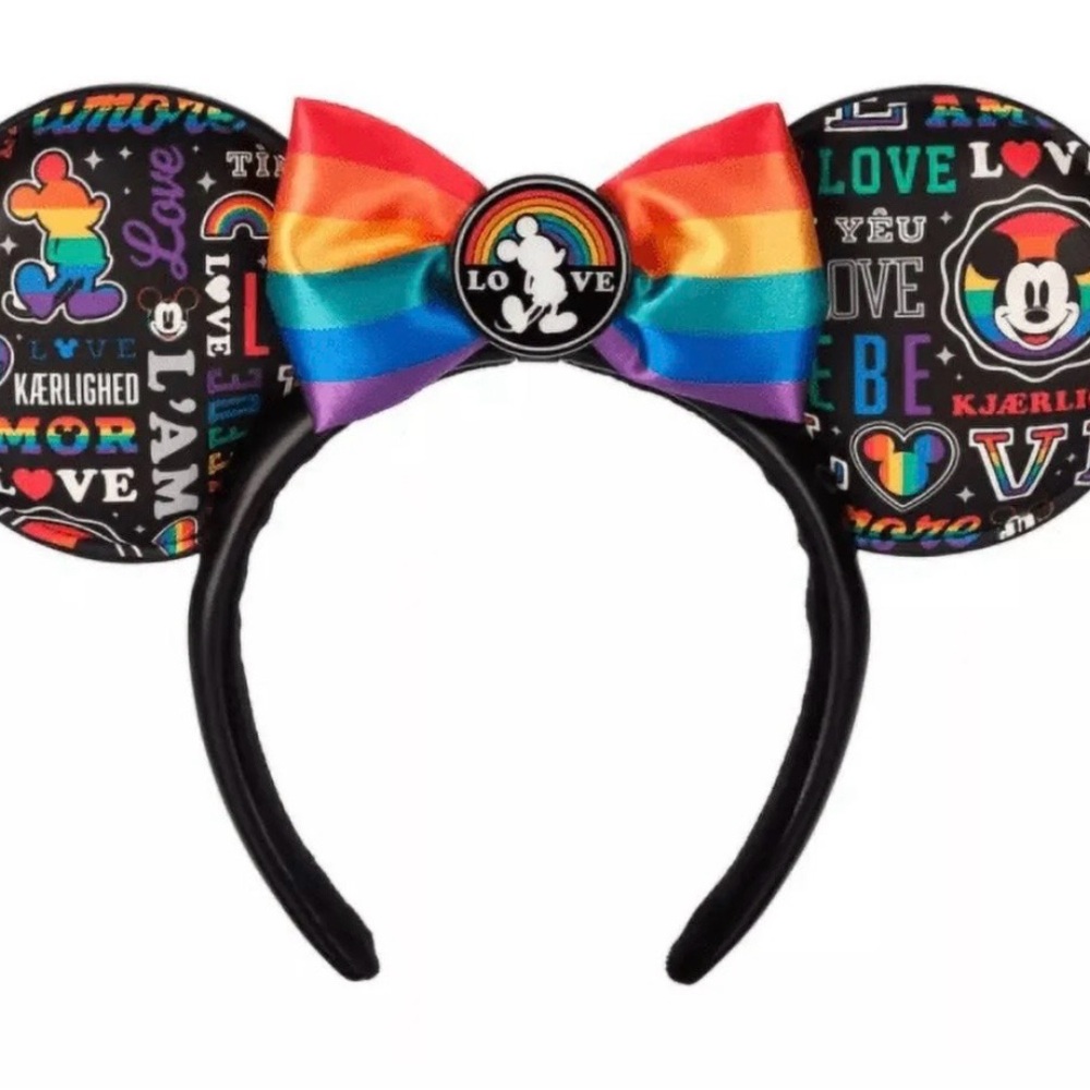 Colorful Pride Mickey Mouse Ears Headband NWT
